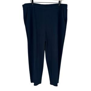 Banana Republic Dark Blue High Waisted Trouser Pants Workwear Office Business XL